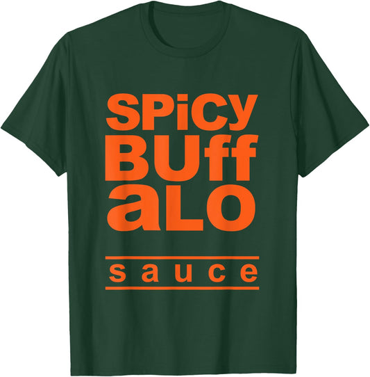 Spicy Buffalo Sauce Easy Halloween Costume Simple Group T-Shirt - T-Shirt | Forest