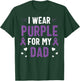 I Wear Purple For My Dad Pancreatic Cancer Awareness T-Shirt - T-Shirt | Forest