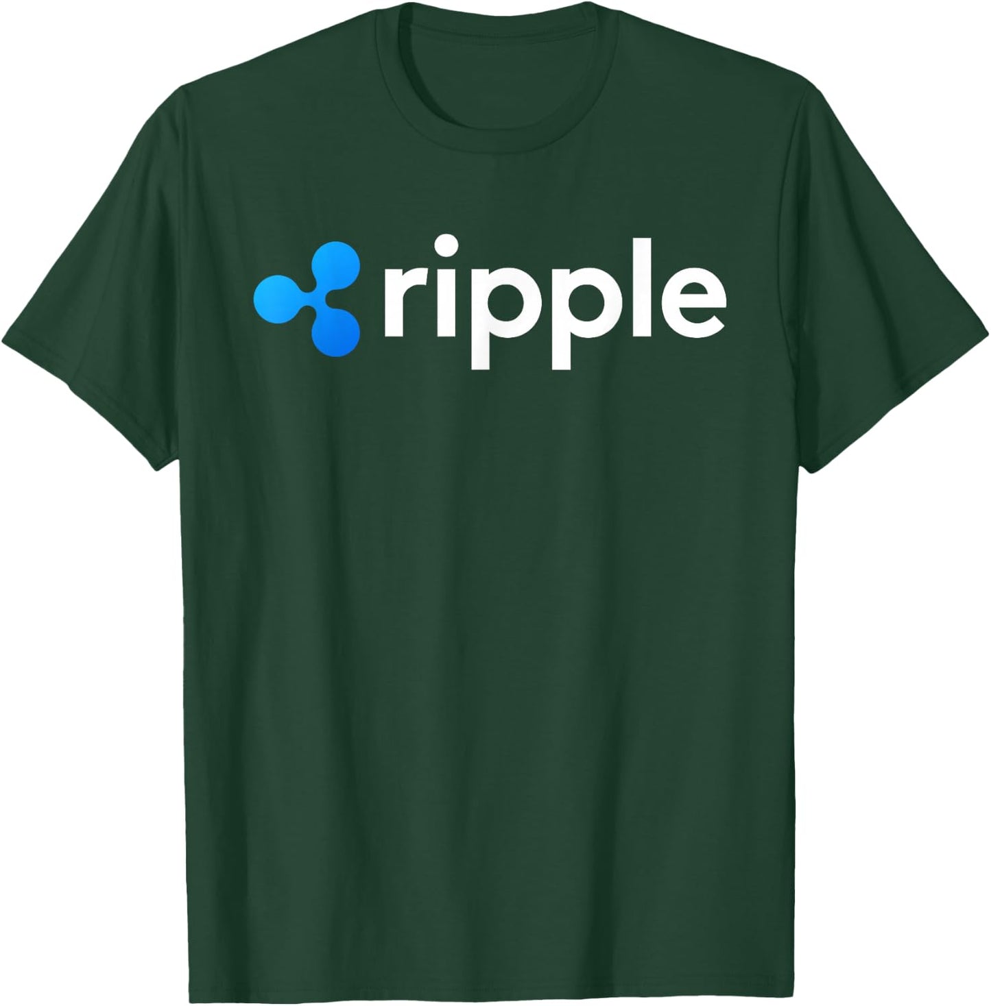Ripple Logo Crypto XRP Coin Cryptocurrencies T-Shirt - T-Shirt | Forest