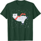 Polar Bear Ice Skating T shirt Funny Christmas Bear Lovers T-Shirt - T-Shirt | Forest