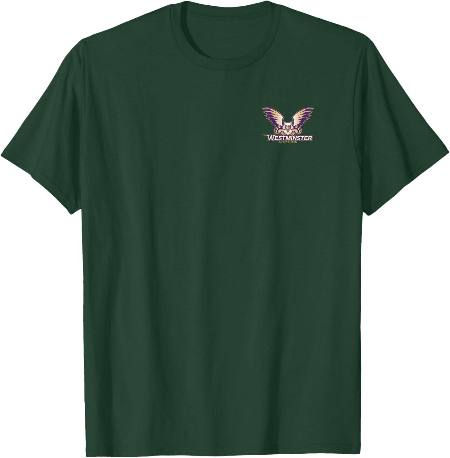 Westminster University Griffins Primary Left Chest T-Shirt - T-Shirt | Forest