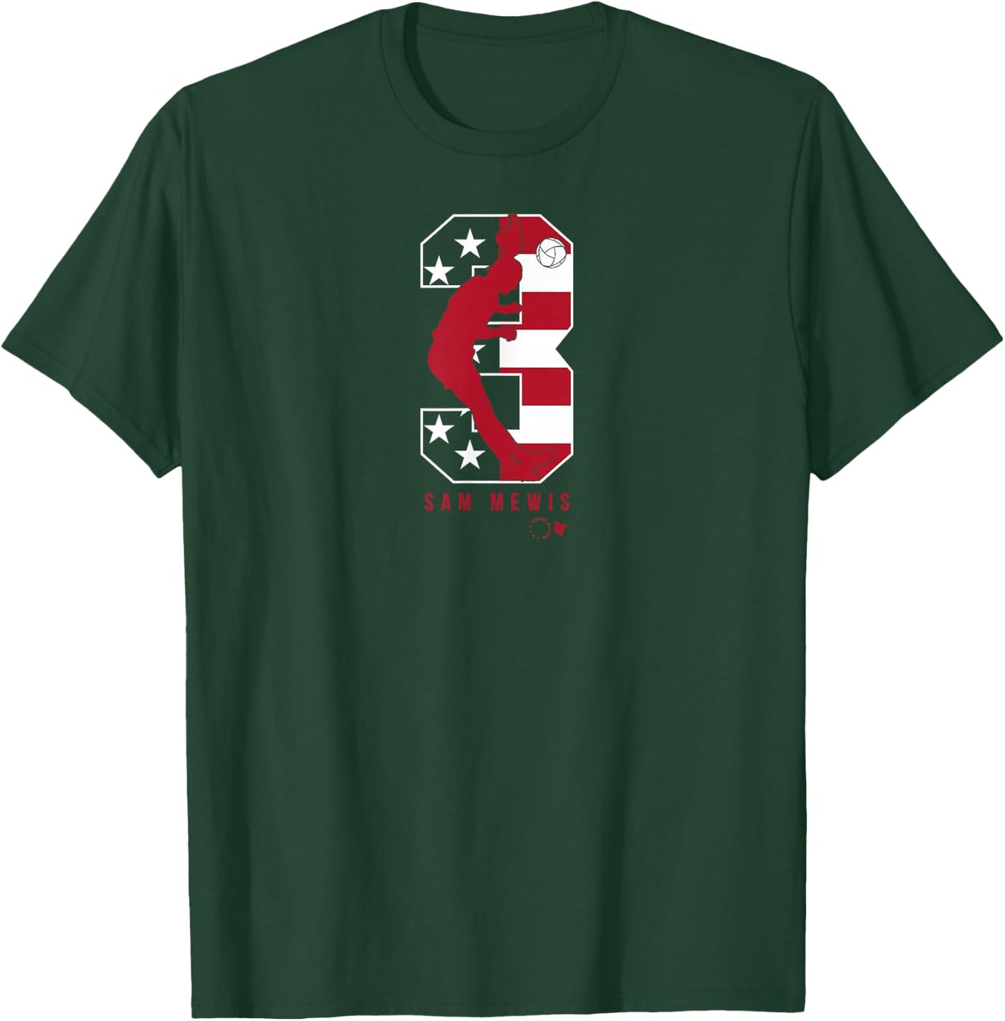 Sam Mewis 3: USWNT Players Association - USA Soccer T-Shirt - T-Shirt | Forest