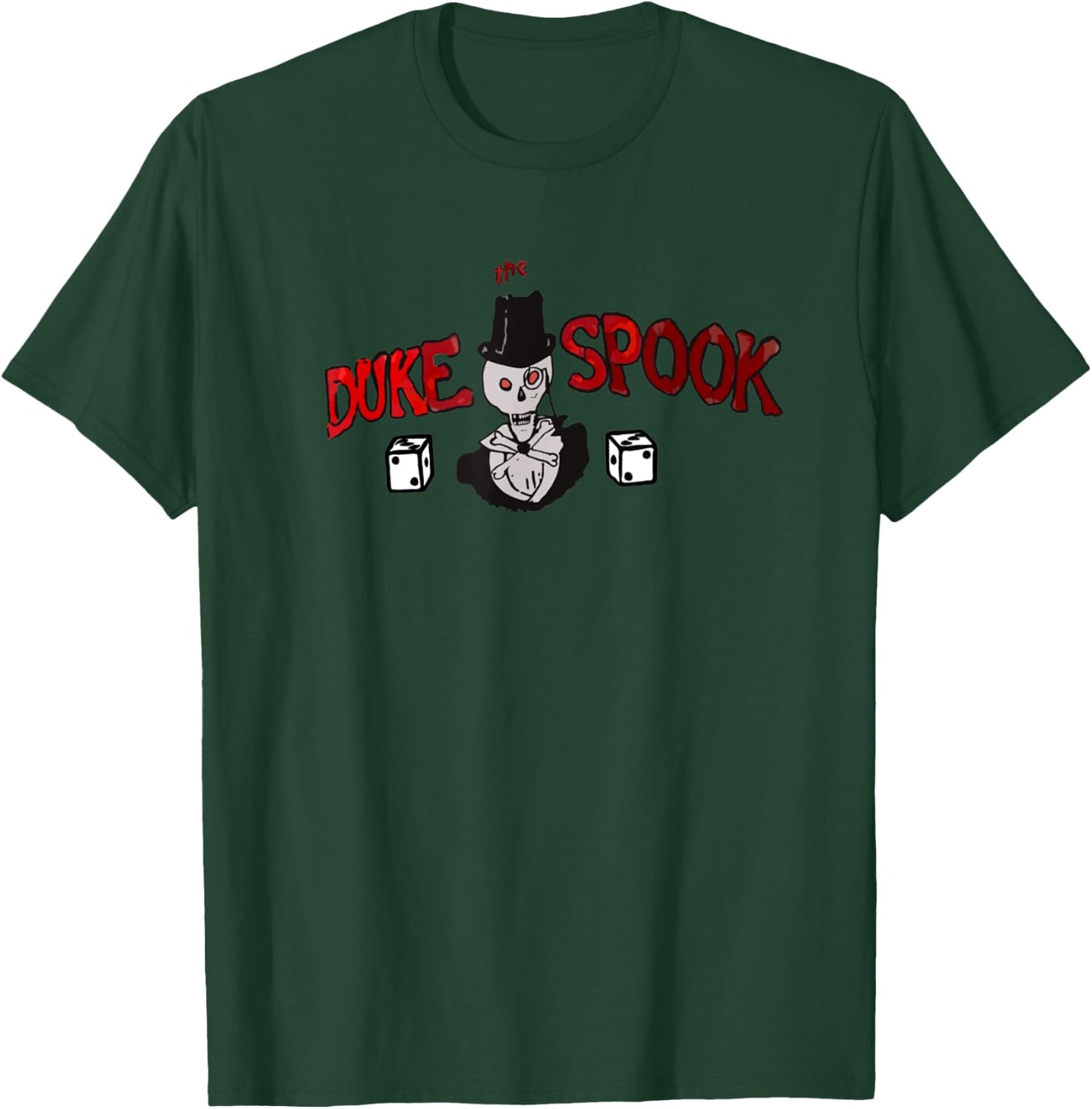 Duke the Spook. WWII Bomber Nose art T-Shirt - T-Shirt | Forest