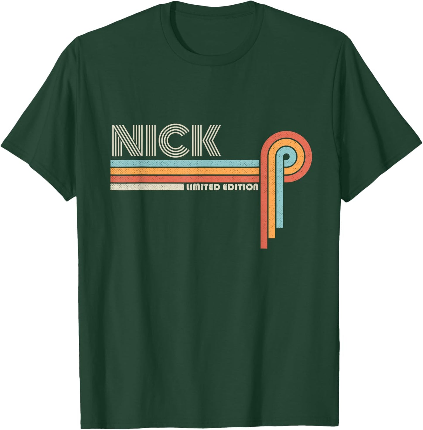 NICK Name Gifts Personalized Funny Retro Vintage Birthday T-Shirt - T-Shirt | Forest