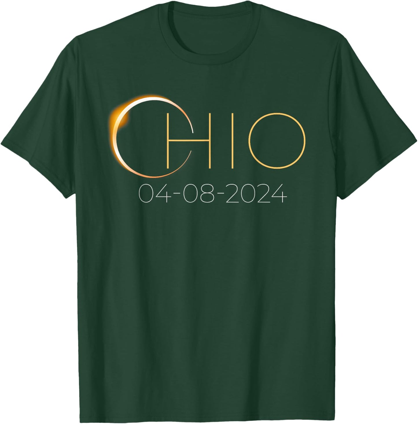 Solar Eclipse 2024 Shirt State Ohio Total Solar Eclipse T-Shirt - T-Shirt | Forest