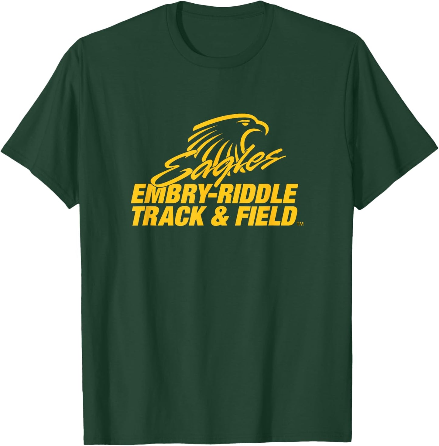 Embry-Riddle Aeronautical Eagles c Sports Fan T-Shirt - T-Shirt | Forest