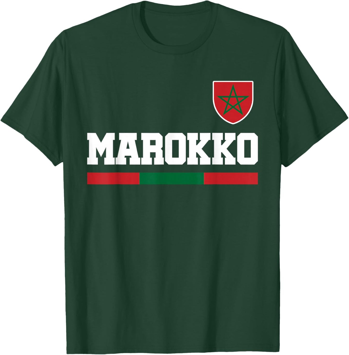 Marokko Geschenk Flagge Morocco Marokkaner Berber Nafri T-Shirt - T-Shirt | Forest
