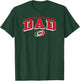 Carolina Hurricanes Dad Arch Black NHL Officially Licensed T-Shirt - T-Shirt | Forest