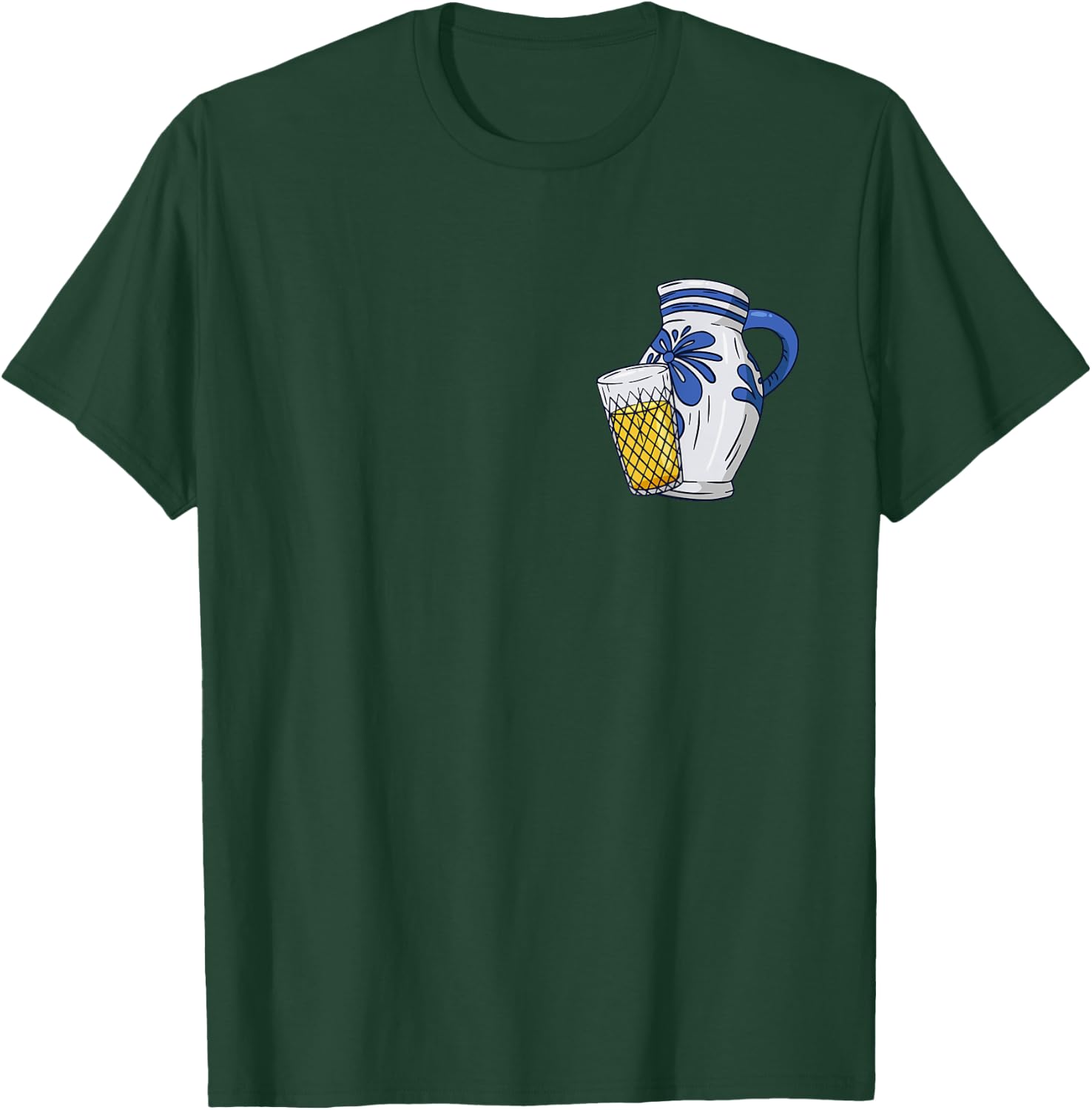 Hessisches Ebbelwoi und Äppler Design Äppelwoi Design für Bembel und Apfelwein Liebhaber , Herren, Schwarz, S, Kurzarm, Klassische Passform, Cartoon-Design 'Äppelwoi' T-Shirt - T-Shirt | Forest