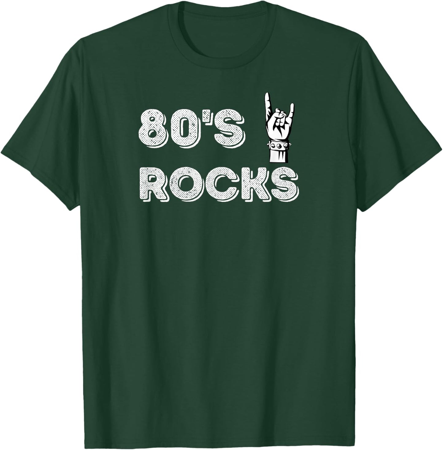 80's Rocks Vintage Rock And Roll T-Shirt - T-Shirt | Forest