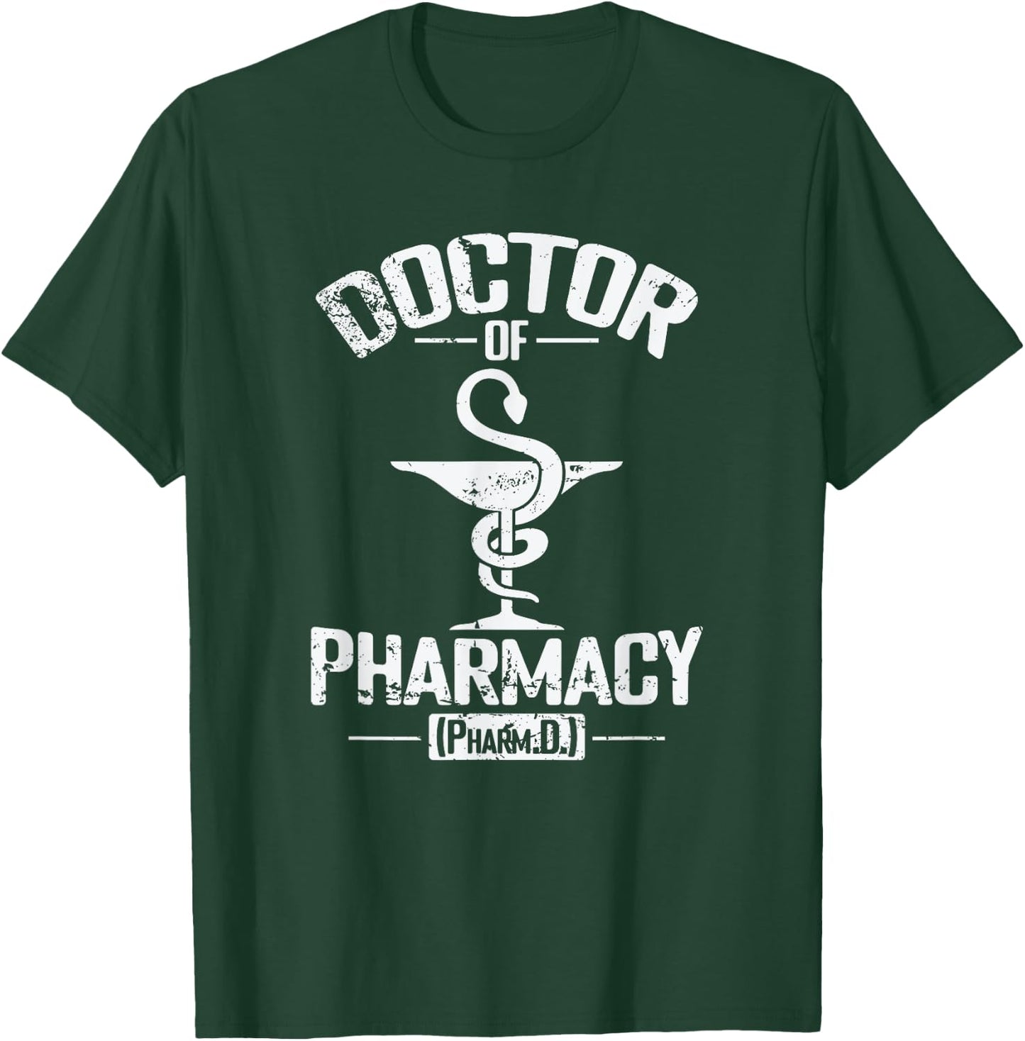 Doctor of Pharmacy (Pharm.D.) , Black, S T-Shirt - T-Shirt | Forest