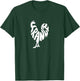 France Gallic Rooster Word Art - Funny Animal T-Shirt - T-Shirt | Forest