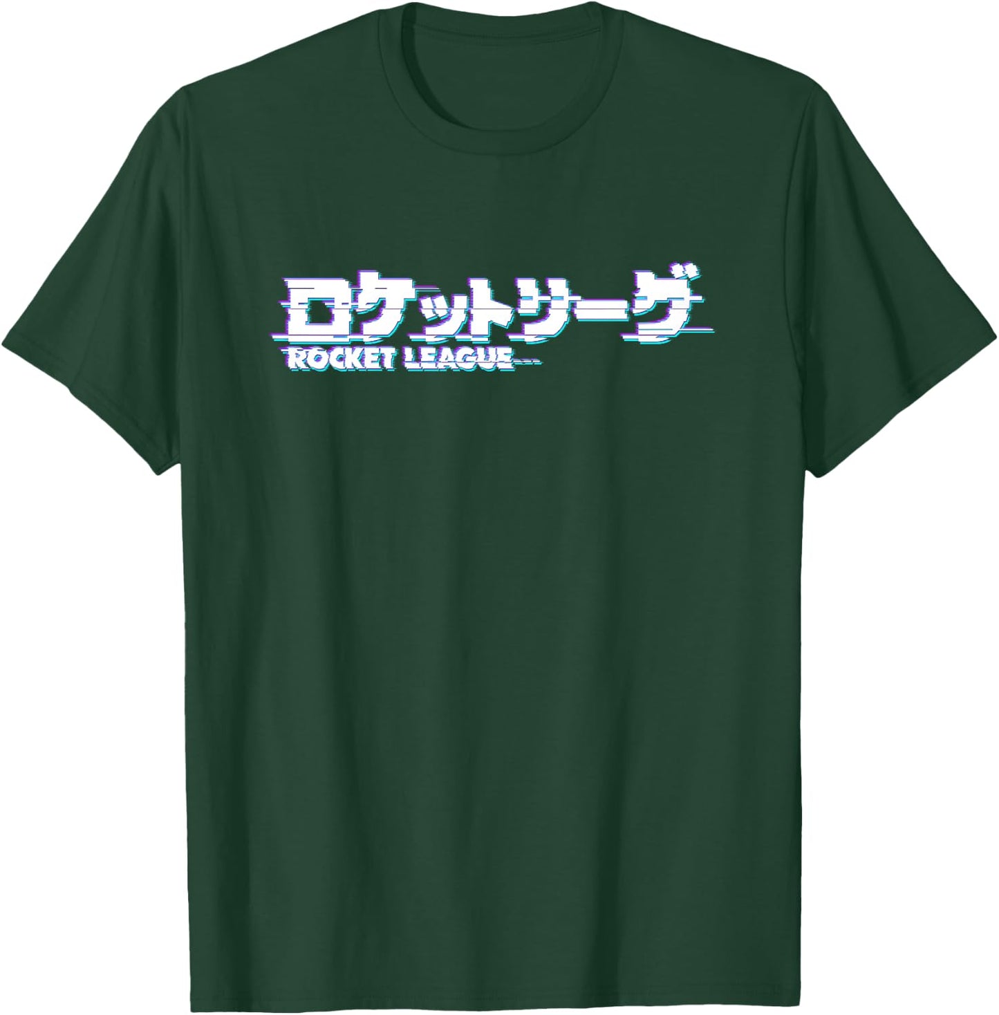 Kids Rocket League Light Tokyo Glitch Logo Kids , Black, 2 T-Shirt - T-Shirt | Forest