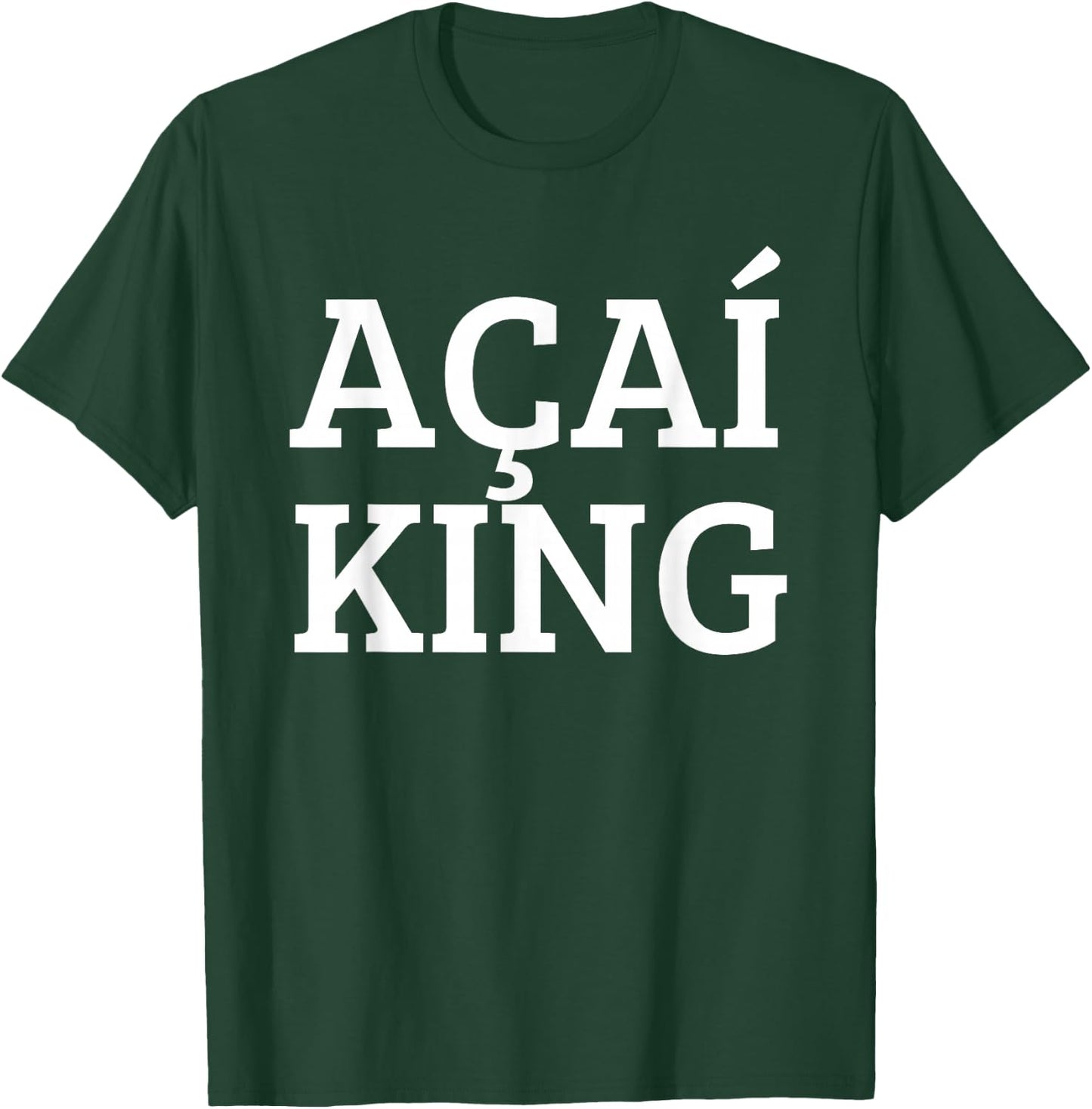 Funny Acai Berry Bowl King Superfood Smoothie Boys T-Shirt - T-Shirt | Forest