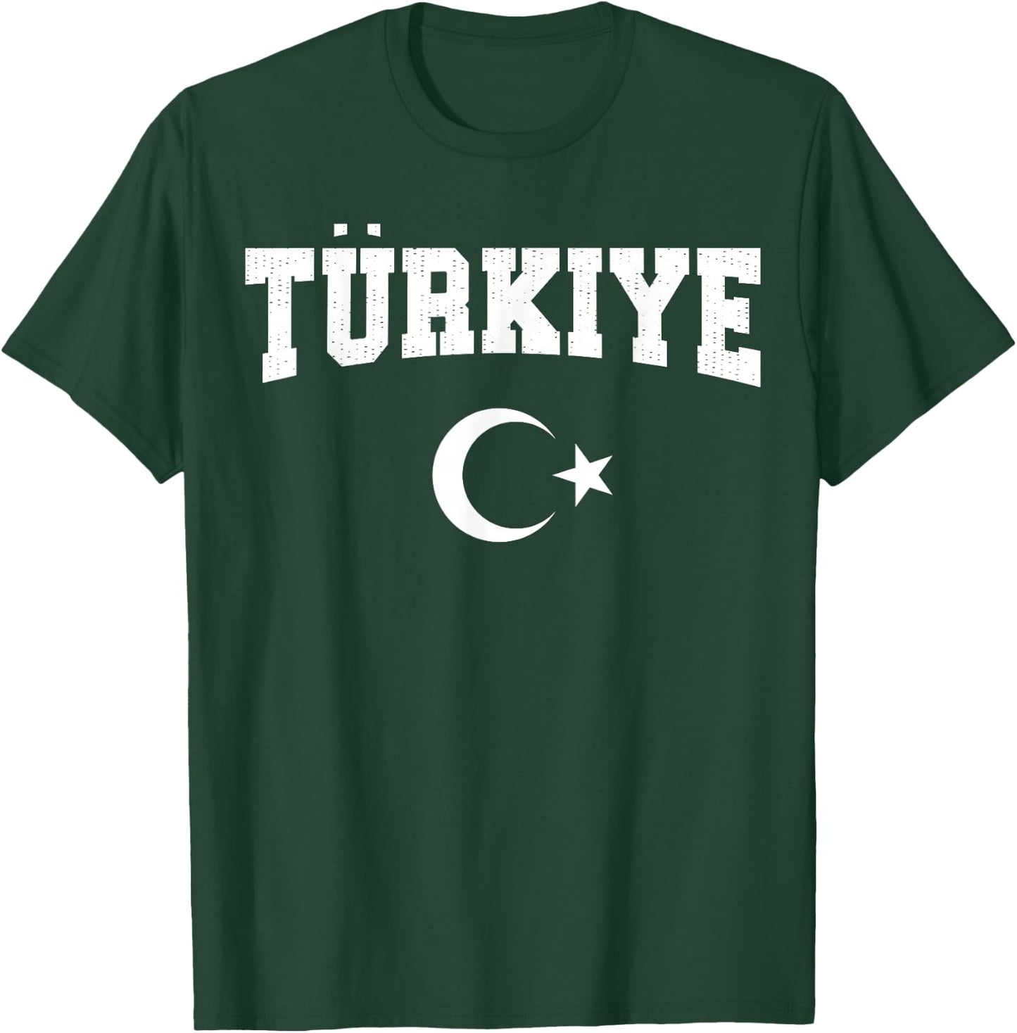 Turkiye National Flag Turkish Men Women Kids Vintage Red T-Shirt - T-Shirt | Forest