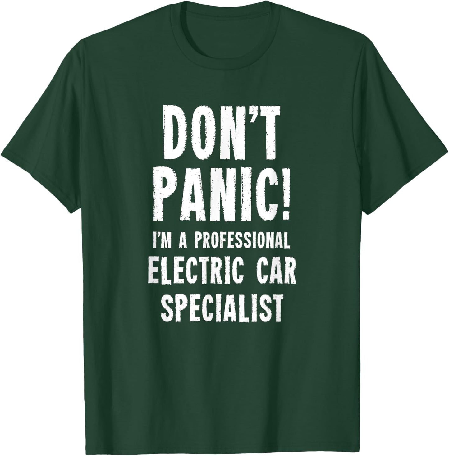 Electric Car Specialist , Black, S T-Shirt - T-Shirt | Forest