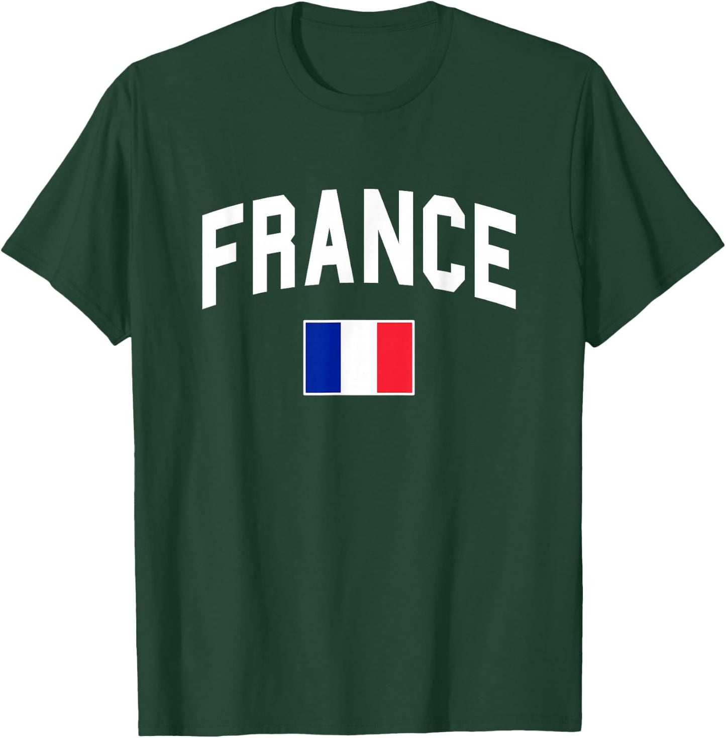 France - Flag of France - Throwback Design - Classic T-Shirt - T-Shirt | Forest