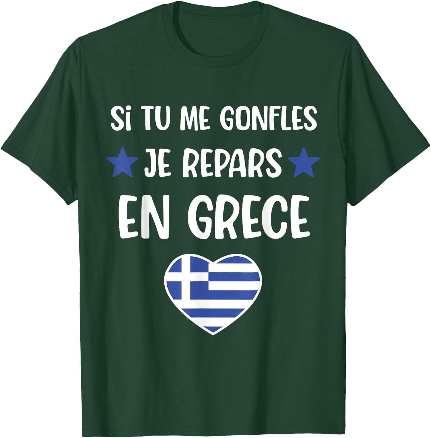 If you swell me I leave to Greece gift Greek humor T-Shirt - T-Shirt | Forest