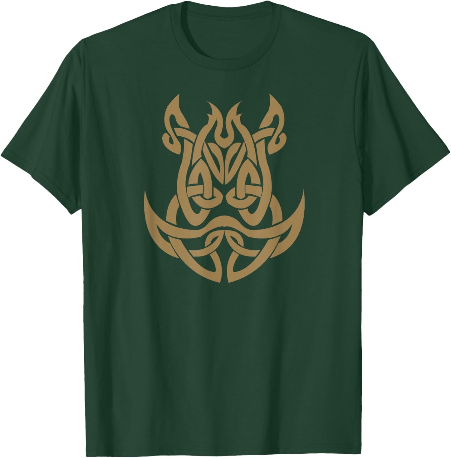 Celtic Symbol Boar Face Forest Animal Celtic Knots Art T-Shirt - T-Shirt | Forest