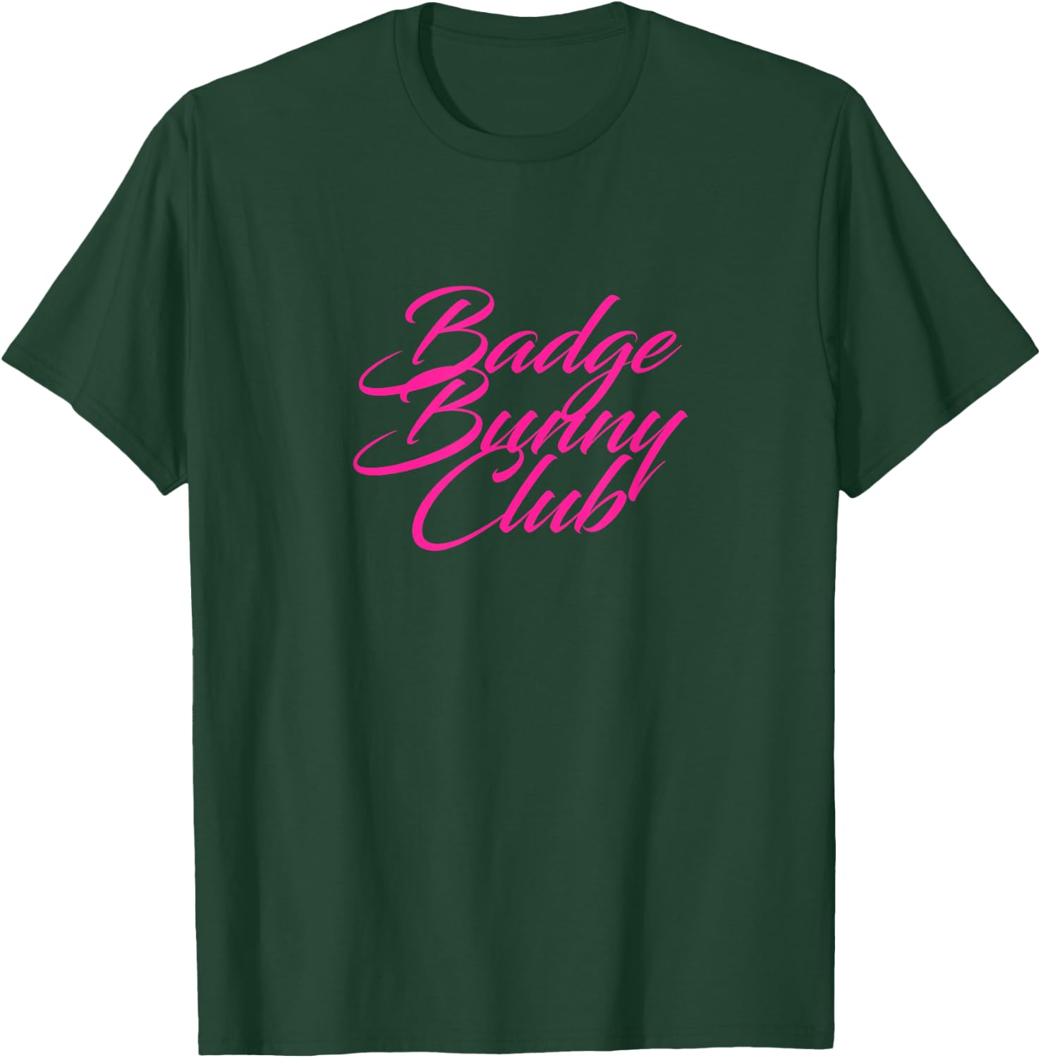 Badge Bunny Club T-Shirt - T-Shirt | Forest