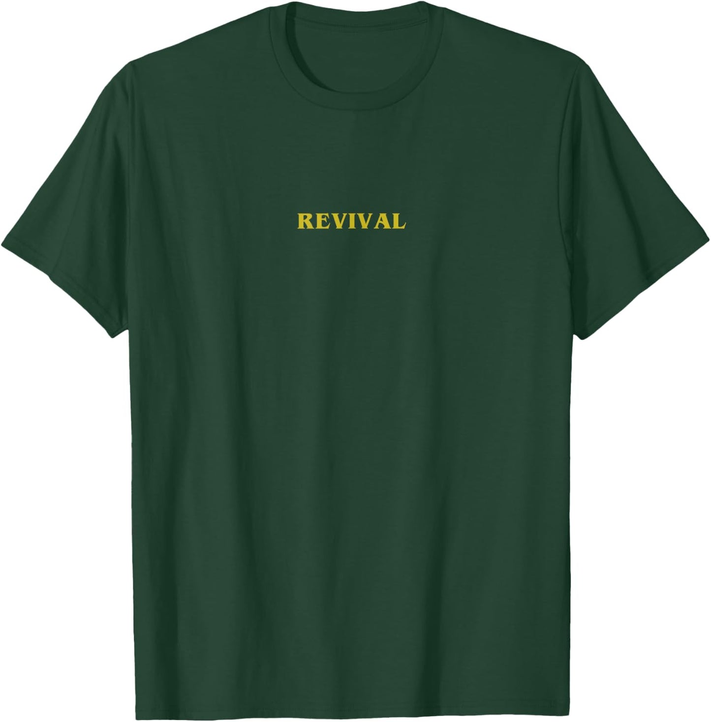REVIVAL - Christian Faith Minimalistic T-Shirt - T-Shirt | Forest