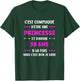 Funny Woman 50 Years Princess Birthday 50 Years , Black, Female X-Small T-Shirt - T-Shirt | Forest