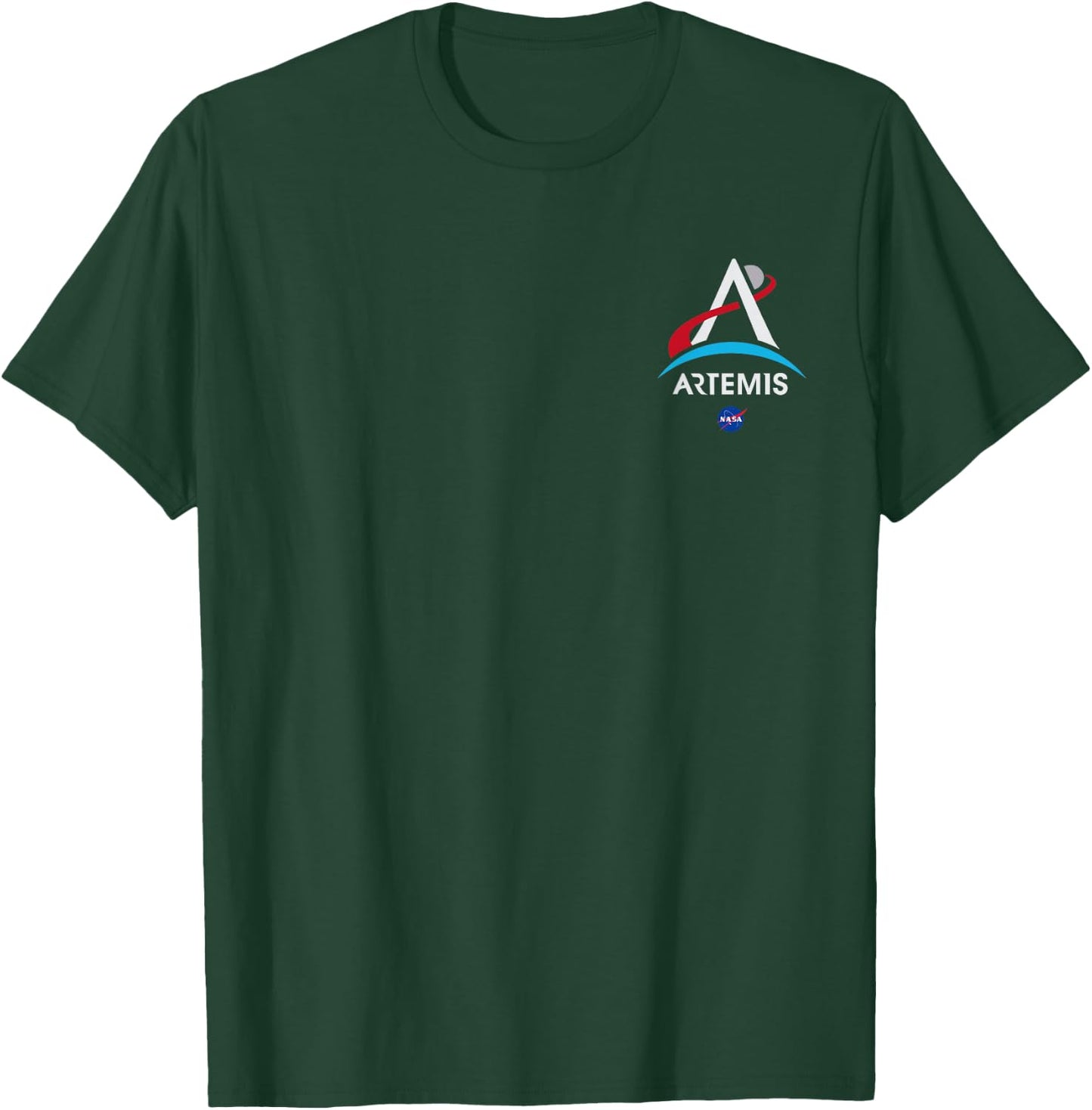 NASA Artemis Mission Logo , Black, S T-Shirt - T-Shirt | Forest