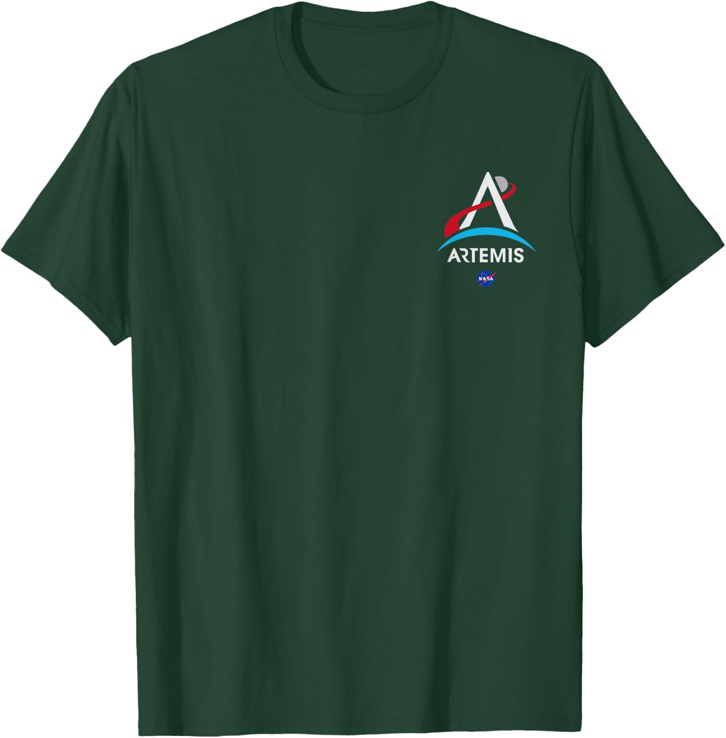 NASA Artemis Mission Logo , Black, S T-Shirt - T-Shirt | Forest