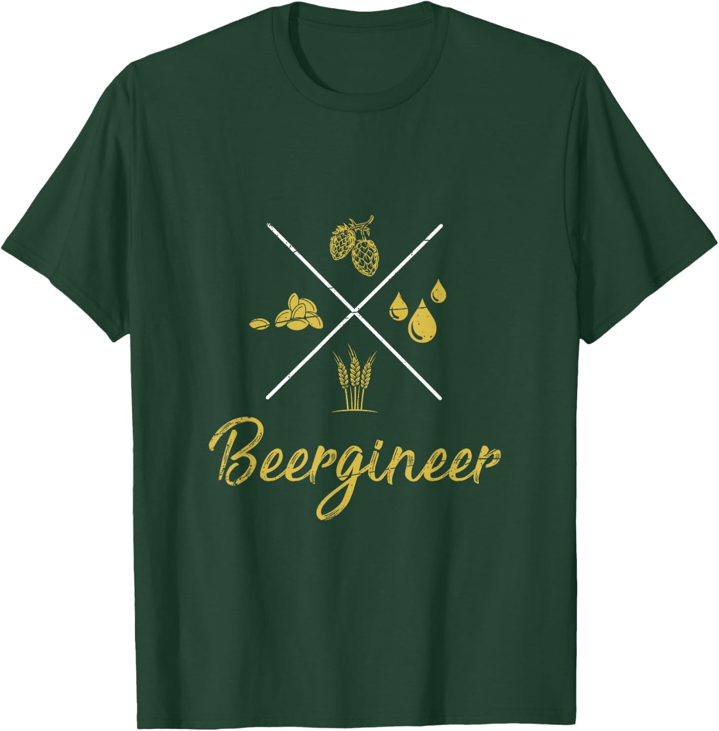 Craft beer Brewing Drinking Gift Craft Beer T-Shirt - T-Shirt | Forest