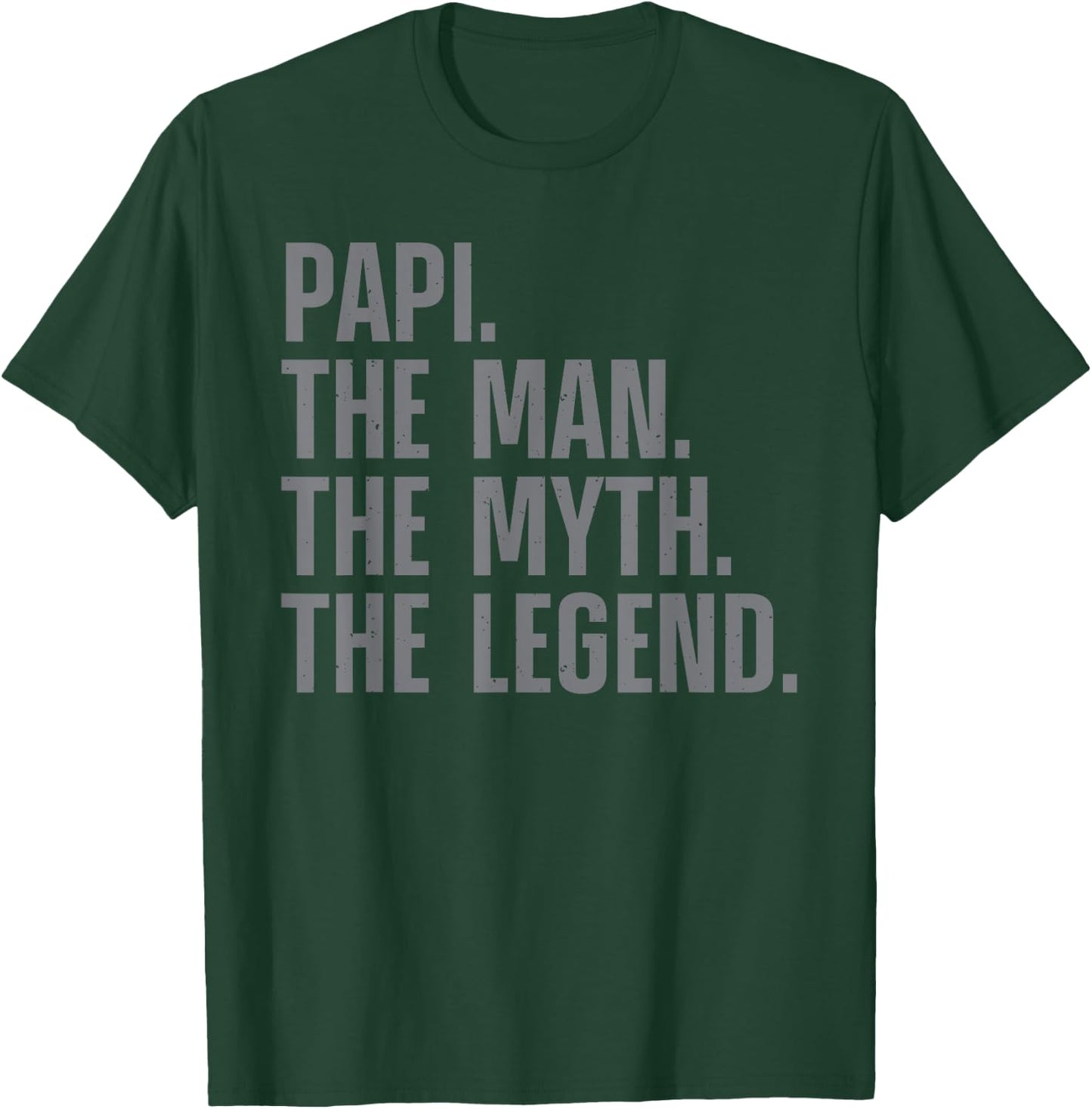 Papi Design For Grandpa Grandfather From Grandkids Papi T-Shirt - T-Shirt | Forest