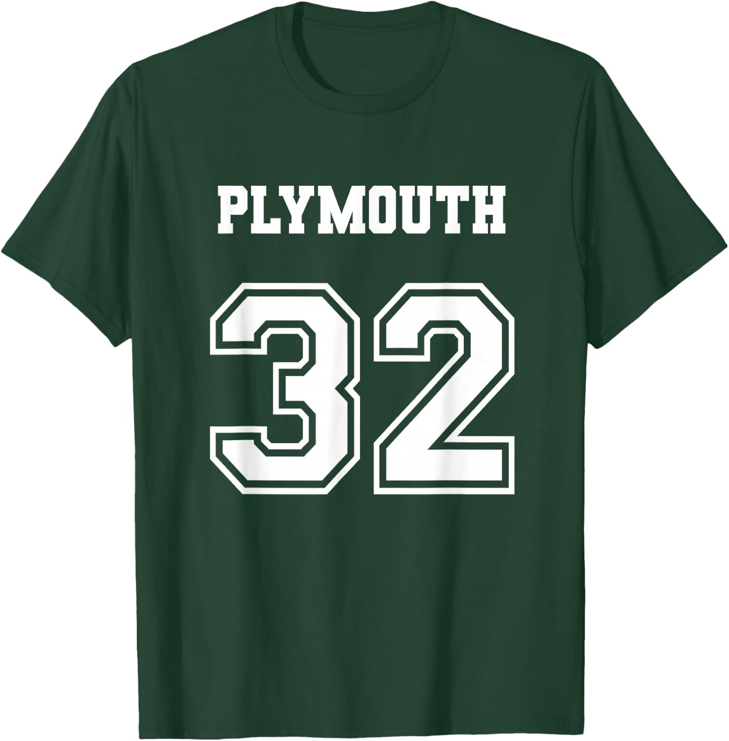 Jersey Style 2032 32 Plymouth Massachusetts Mass 1932 Class T-Shirt - T-Shirt | Forest