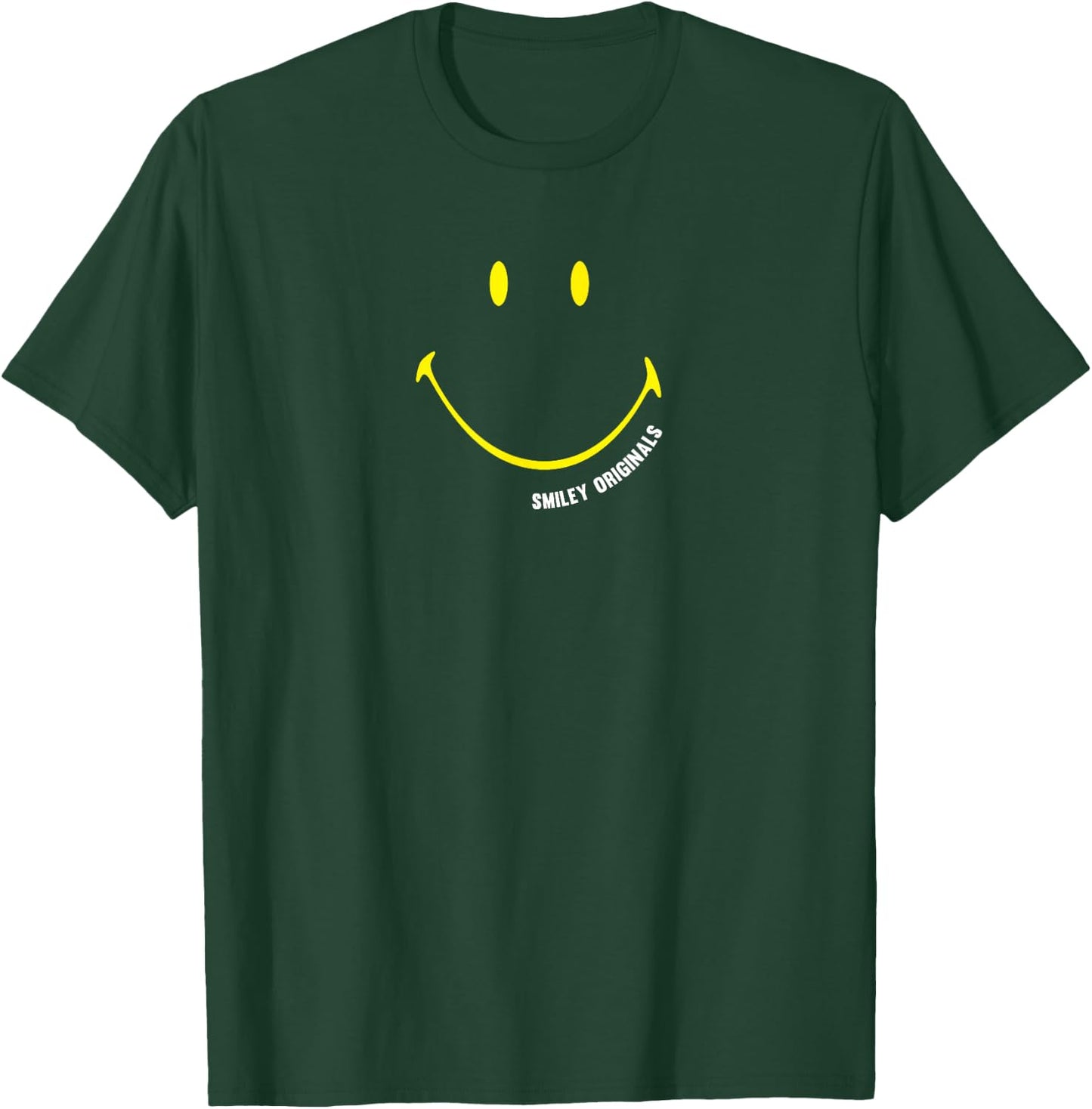 Smiley Originals Big Smile Happy T-Shirt - T-Shirt | Forest