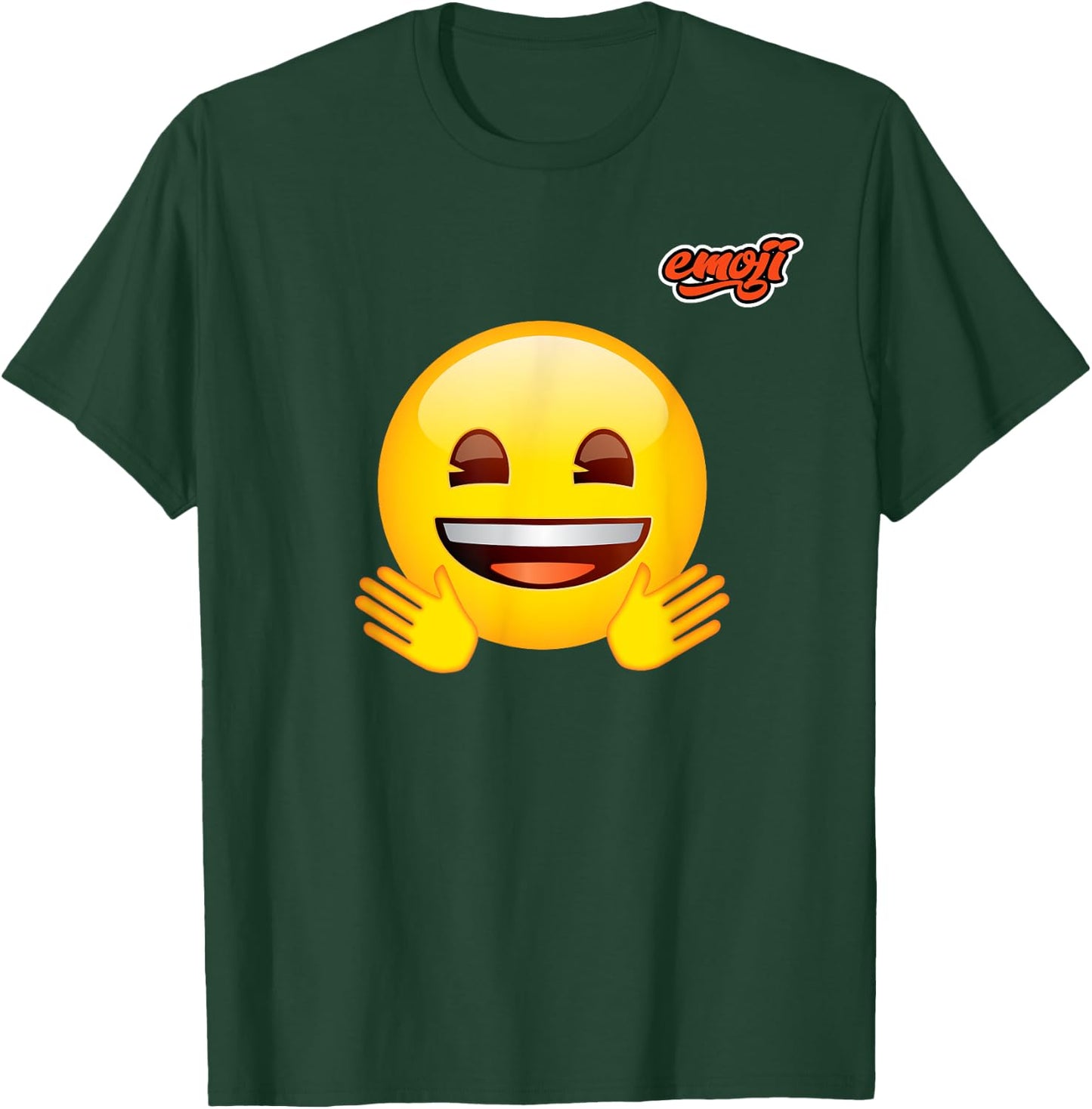 excité visage heureux Brillant T-Shirt - T-Shirt | Forest
