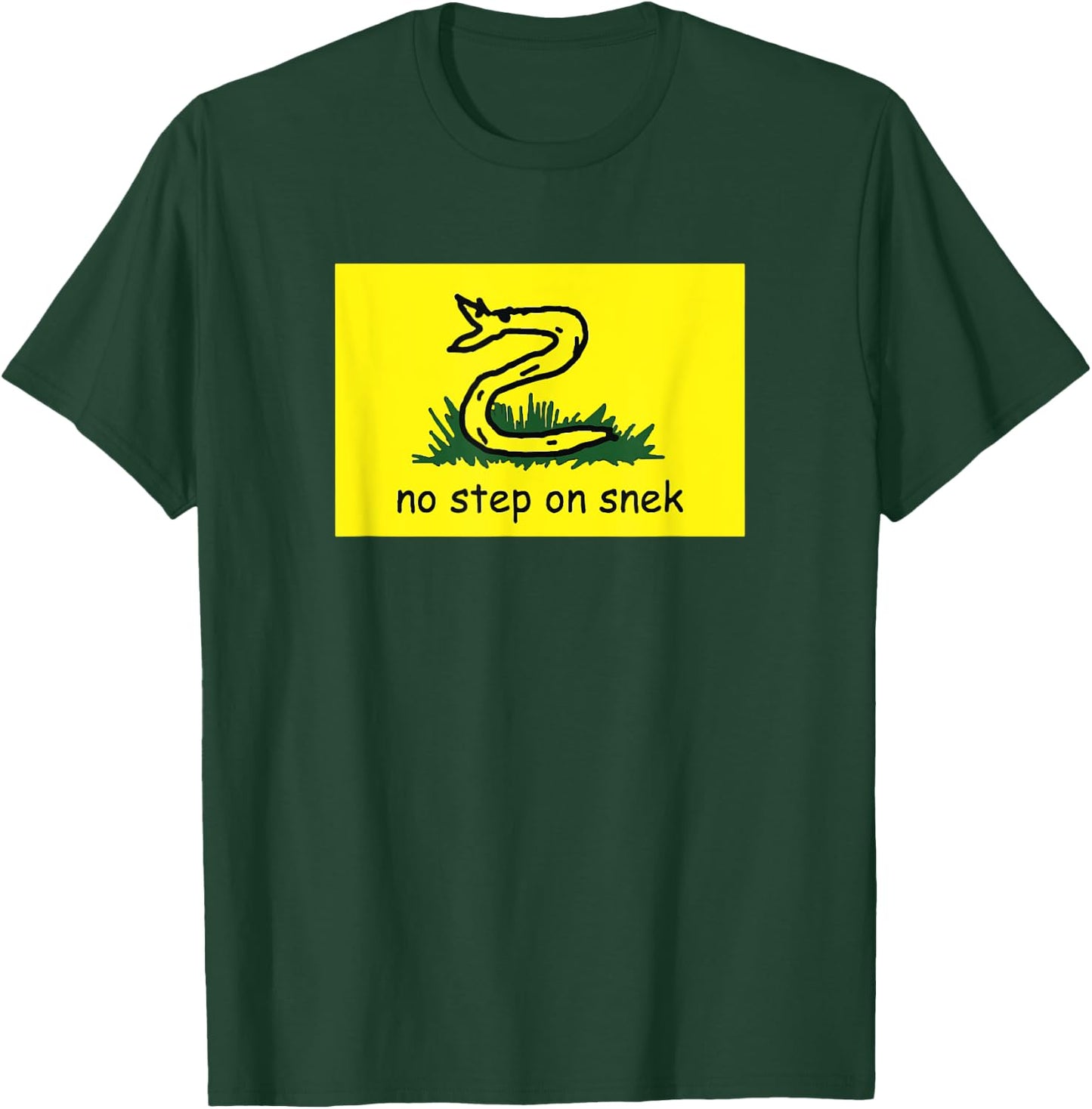 Gadsden Flag No Step on Snek T-Shirt - T-Shirt | Forest