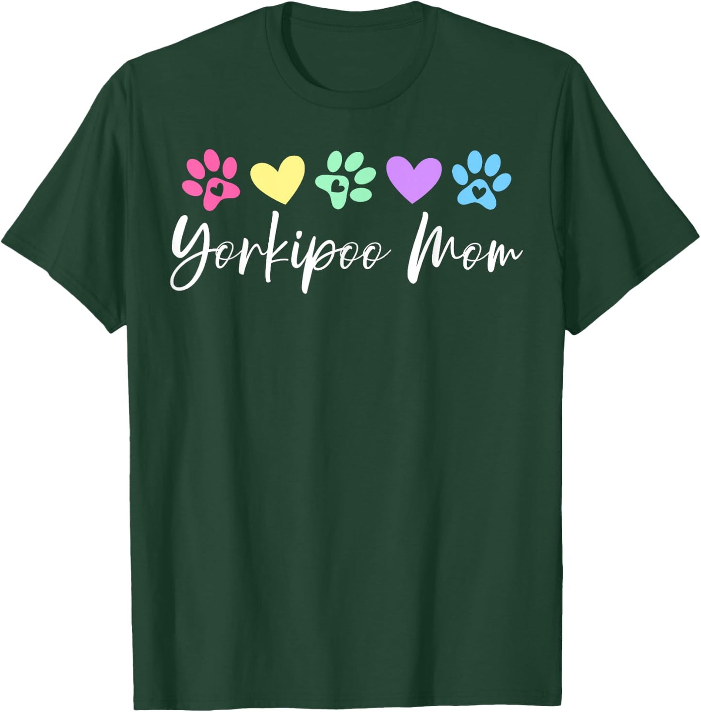 Yorkipoo Mom Yorkipoo Dog Owner Men Women T-Shirt - T-Shirt | Forest