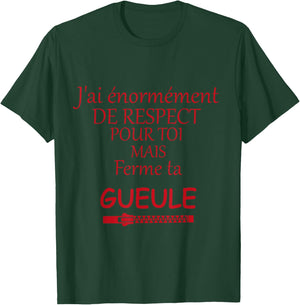 Design Women's Railing Firm Ta gueule Humour Râleur Humour , Black, S T-Shirt - T-Shirt | Forest