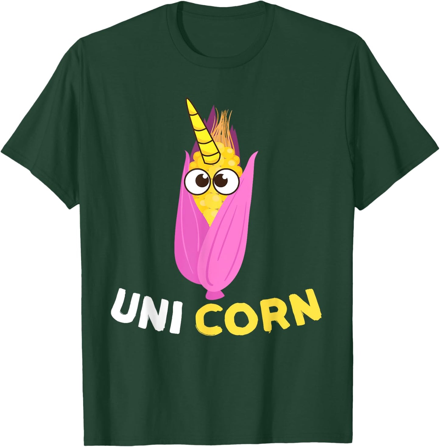 Uni Corn Shirt | Funny Magical Corn Lovers Gift T-Shirt - T-Shirt | Forest
