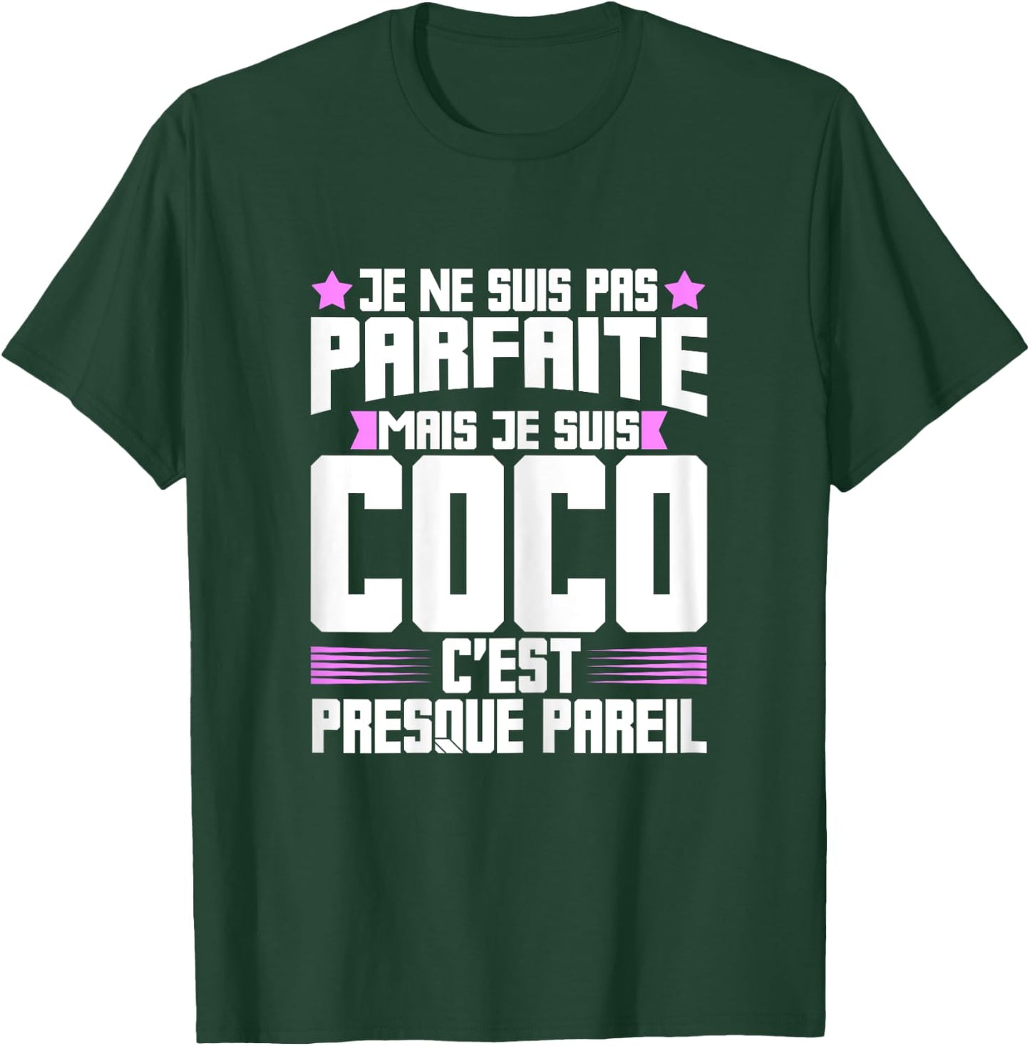 Coco Parfait | Quote Humour Coco Nickname Coco , Black, Female X-Small T-Shirt - T-Shirt | Forest