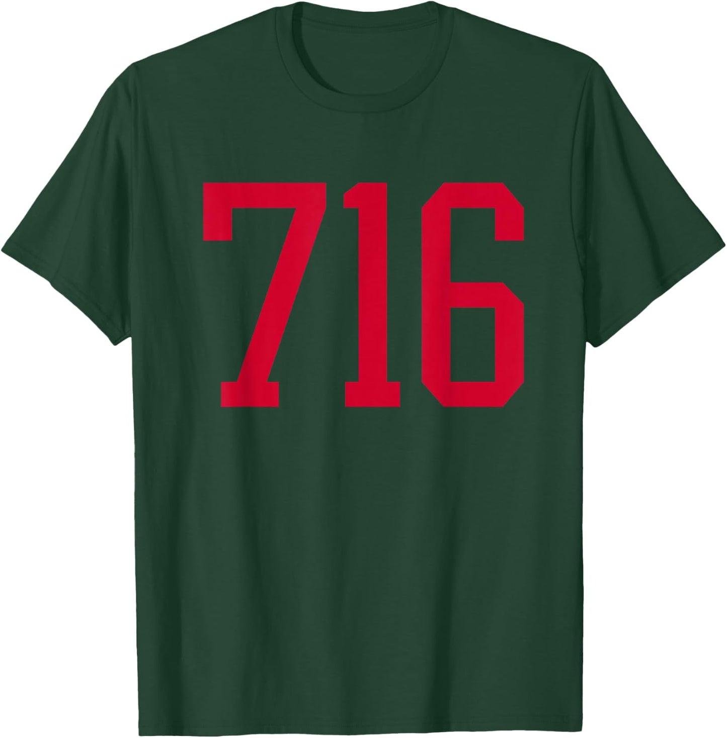 Buffalo New York 716 Area Code T-Shirt - T-Shirt | Forest