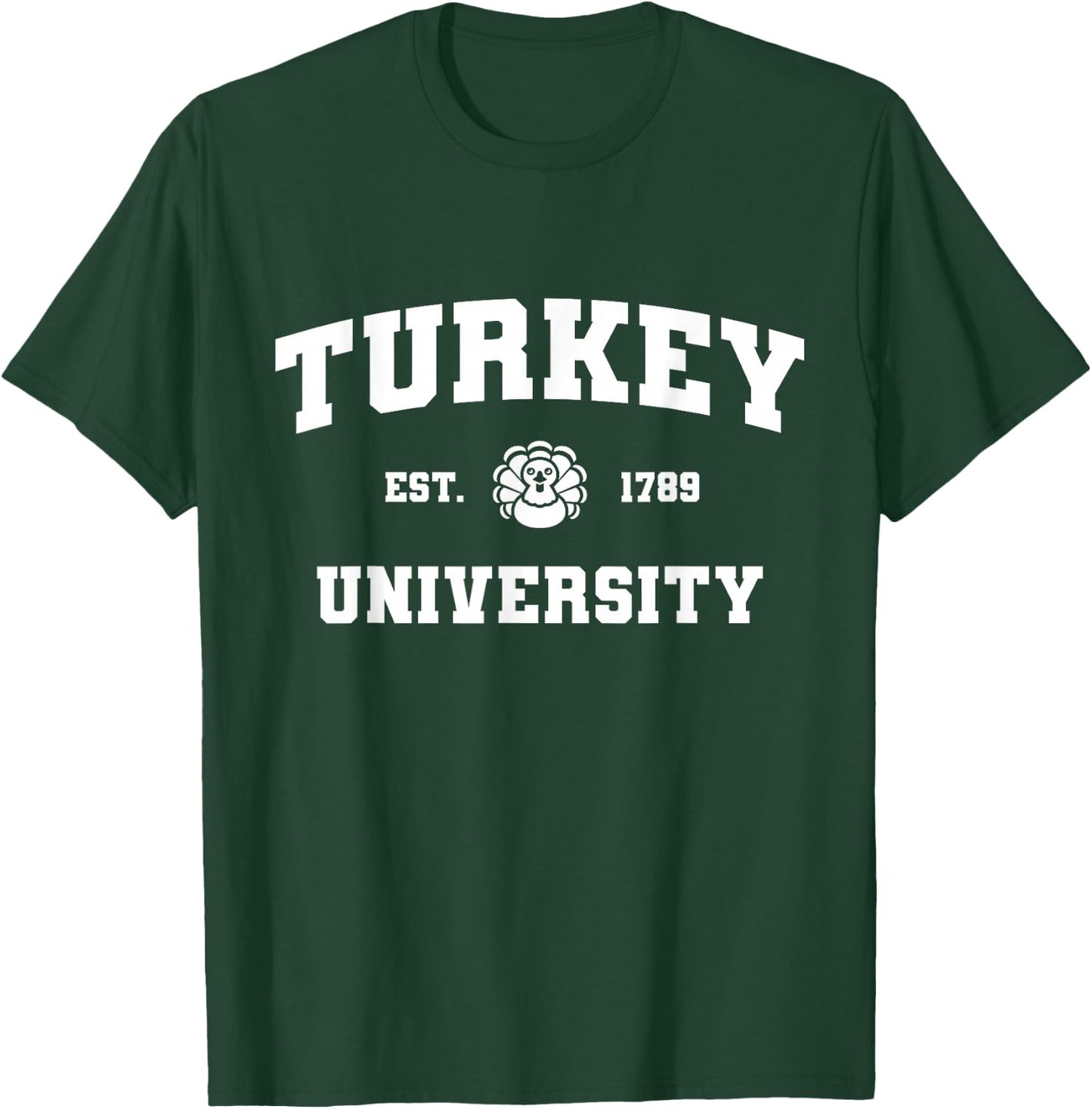 DIY Thanksgiving Dinner Turkey University Funny Costume T-Shirt - T-Shirt | Forest