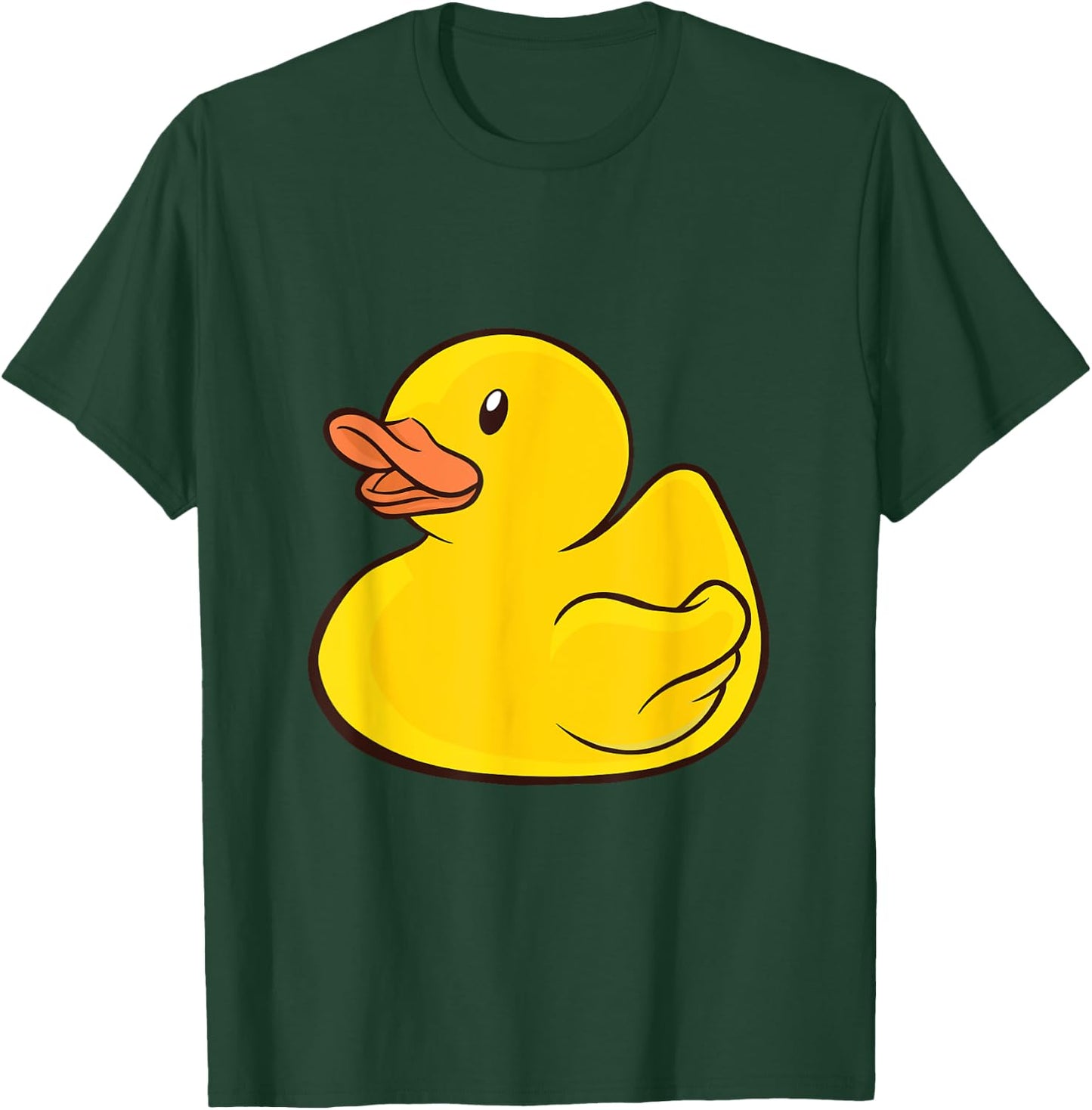 Cute Rubber Duckie Duck Rubber Duck T-Shirt - T-Shirt | Forest