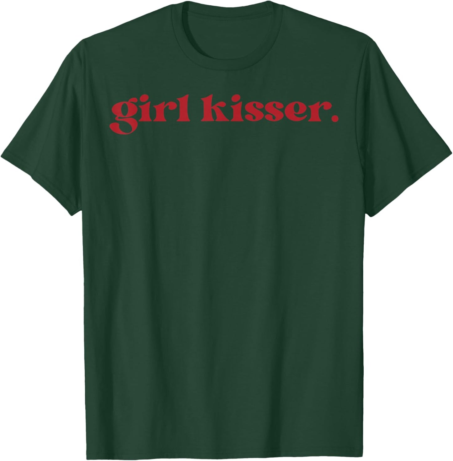 Girl Kisser Lesbian LGBT Gay Bisexual Trans Pride Pansexual T-Shirt - T-Shirt | Forest