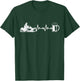 Snowmobil Snow Machine - Heartbeat EKG Snowmobiling T-Shirt - T-Shirt | Forest