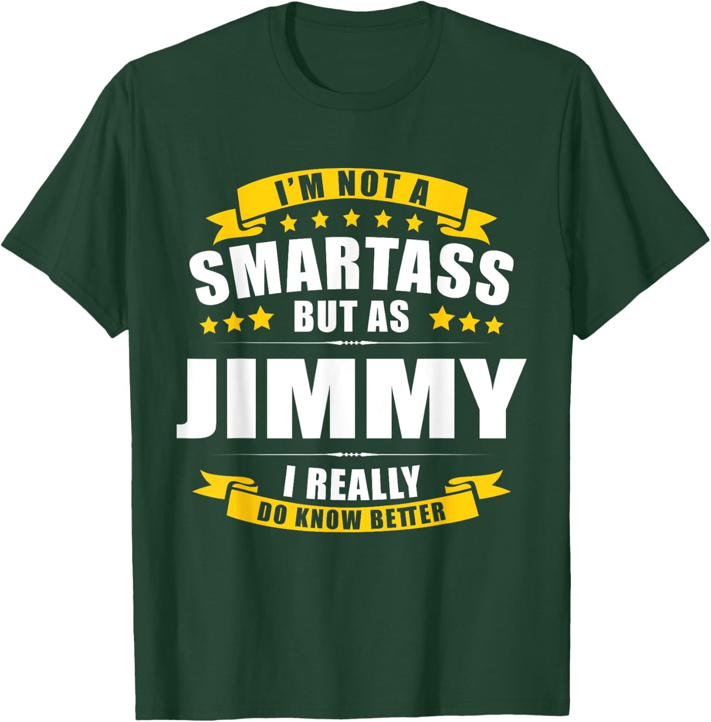 Name Jimmy First Name Gifts - Funny Personalized Gift T-Shirt - T-Shirt | Forest