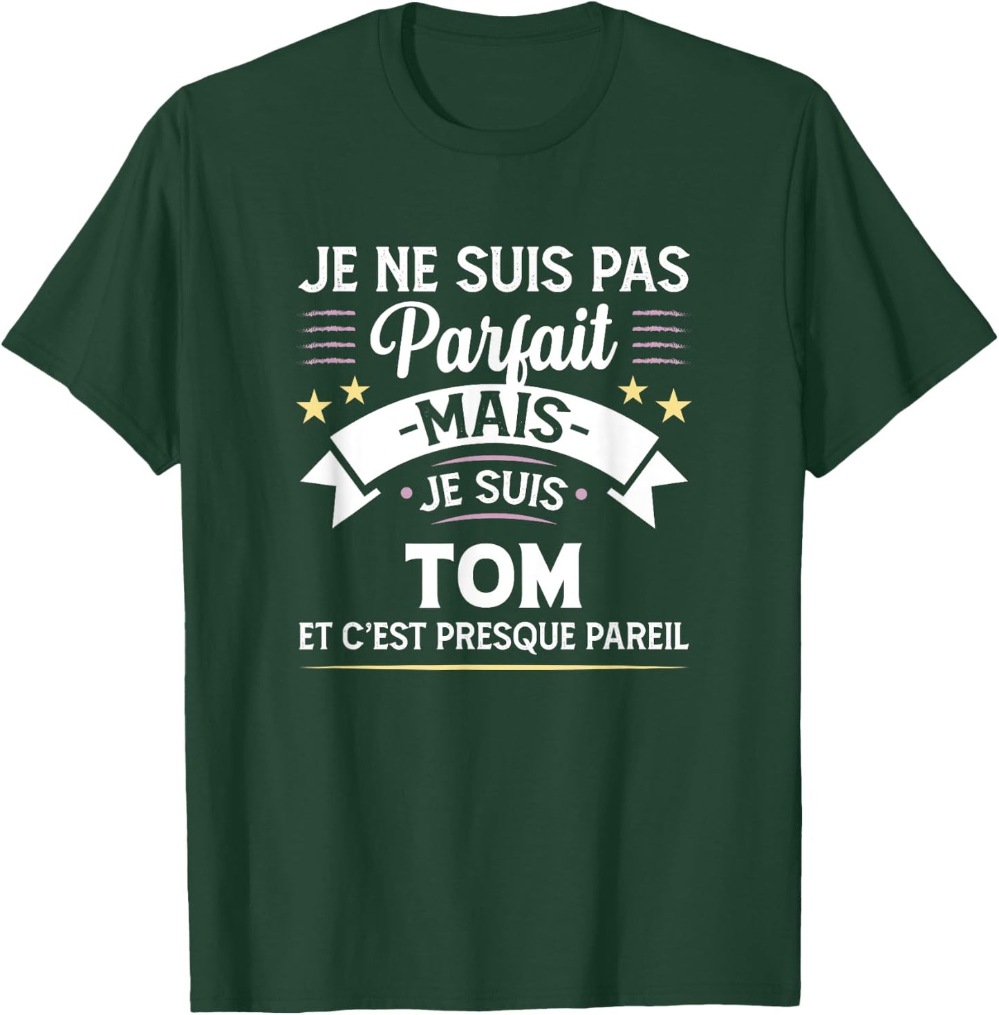 Personalised Gift Tom Humour Man , Black, S T-Shirt - T-Shirt | Forest