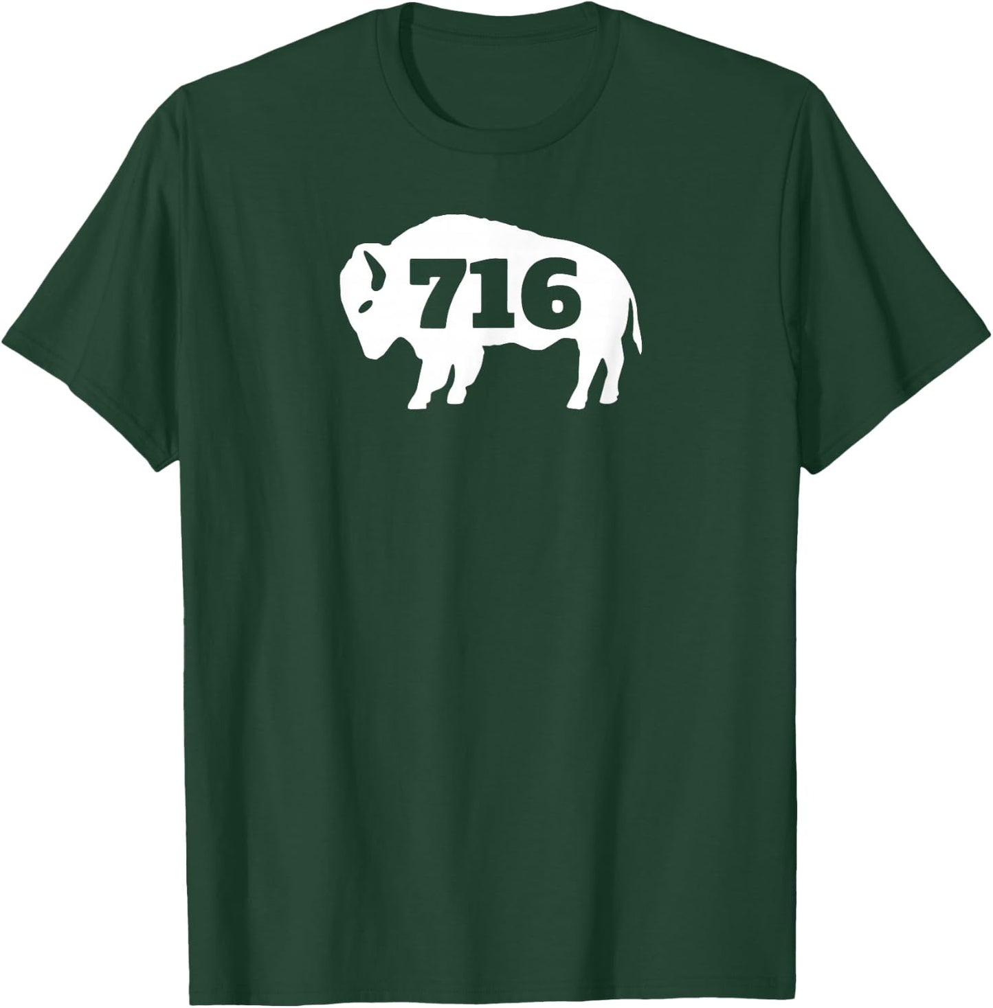 Buffalo NY Area Code 716 Pride Bison Buffalo New York T-Shirt - T-Shirt | Forest