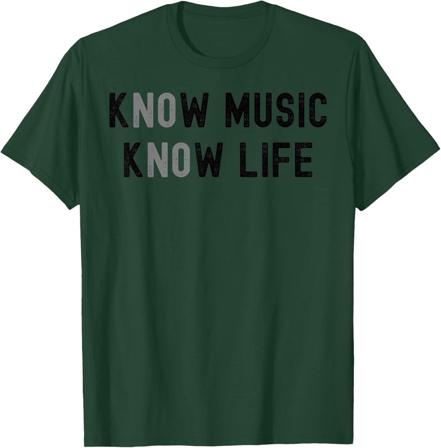 No Music No Life T-Shirt - T-Shirt | Forest