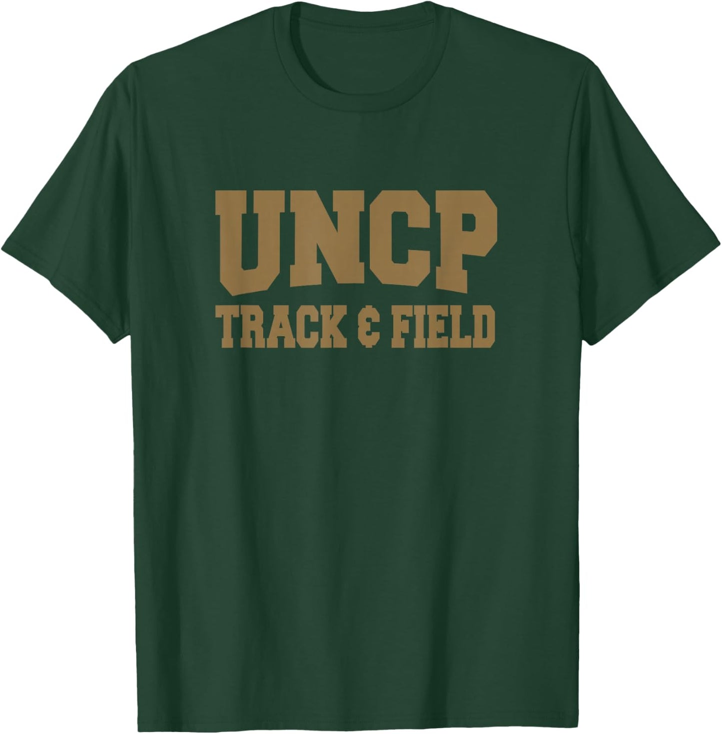 UNCP Track & Field Braves Apparel Sports Fan T-Shirt - T-Shirt | Forest