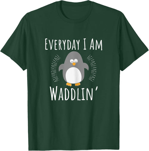 Pregnancy Announcement - Everyday I Am Waddlin Penguin