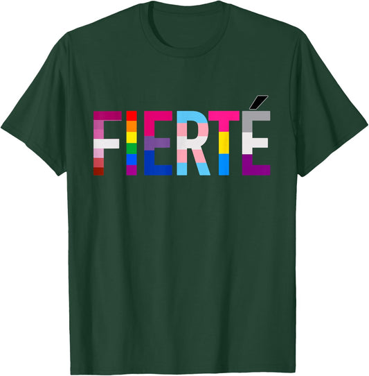 LGBT Pride Flag Rainbow Gay Lesbian , Black, S T-Shirt - T-Shirt | Forest